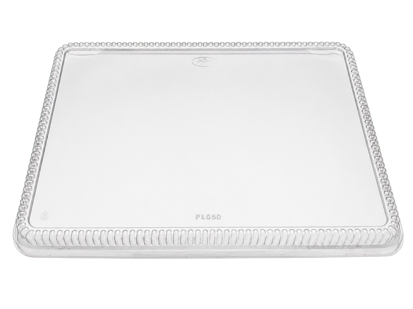 PL050 clear rectangular plastic lid