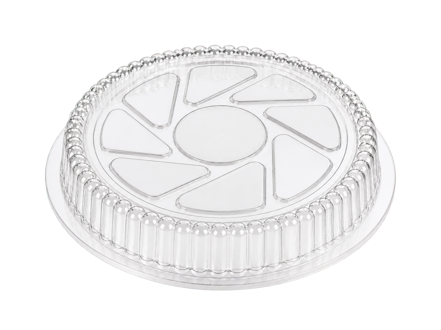 PL705 clear round plastic lid
